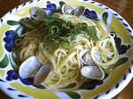 ラパウザ_大葉とアサリのスパゲティ_20060626.jpg
